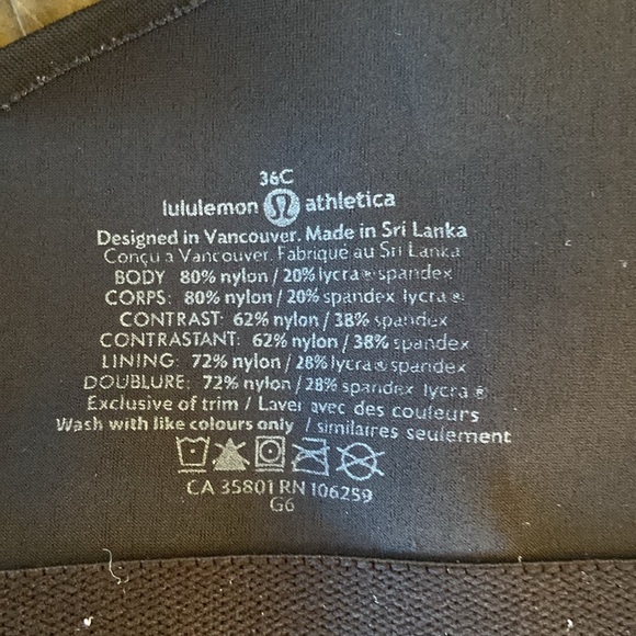 Lululemon Bitty Bracer
Black 36C Racerback Mesh - Picture 7 of 7